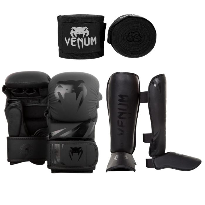 Venum MMA Trainingshandschoen Set Challenger 3.0 Black