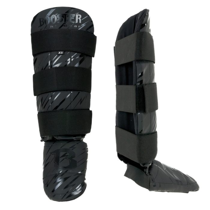 Booster Scheenbeschermers Combat Serie Kids Zwart
