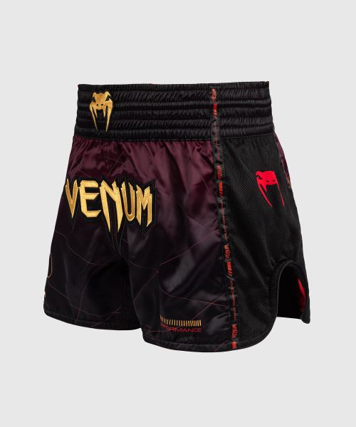 Venum Muay Thai Shorts Tactical XT Black/Burgundy/Gold
