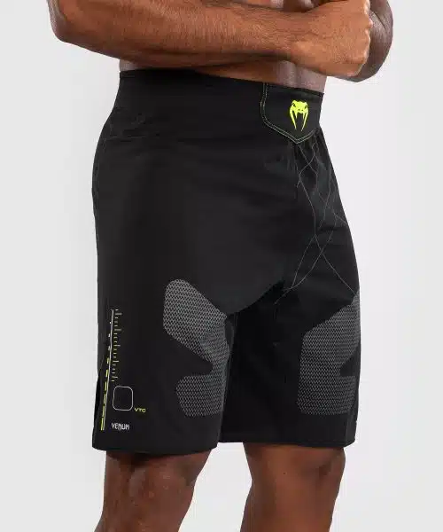 Venum Training Camp 4.0 Gevechtsshort - Zwart/Neon Groen