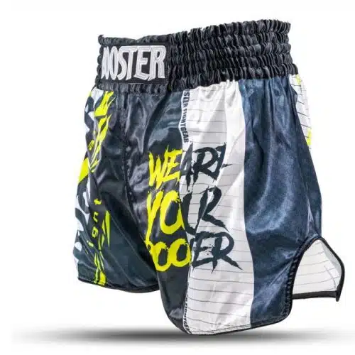 Booster Kickboksbroek TBT Performance 3 Zwart/Neon Geel
