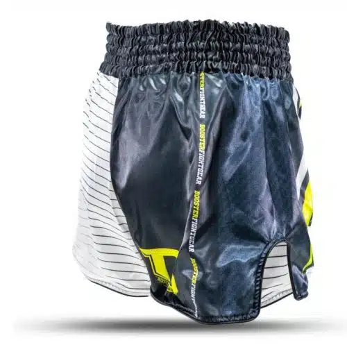 Booster Kickboksbroek TBT Performance 3 Zwart/Neon Geel