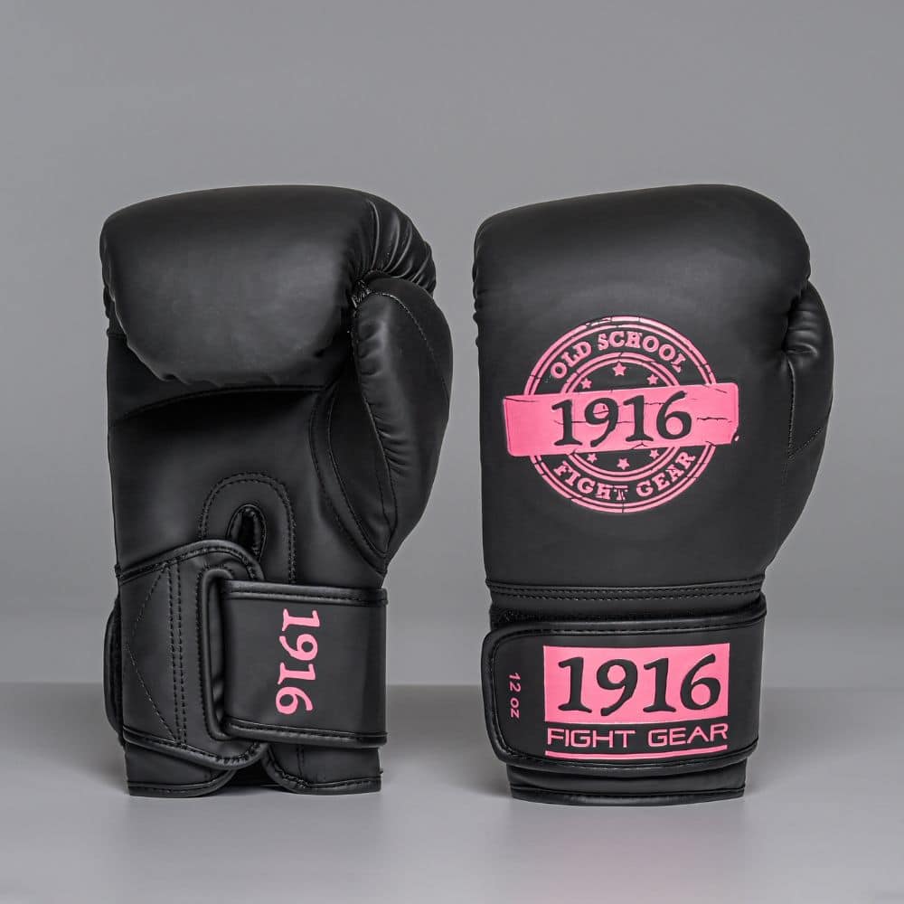 1916 Fight Gear Bokshandschoen Legend Pu Zwart/Roze