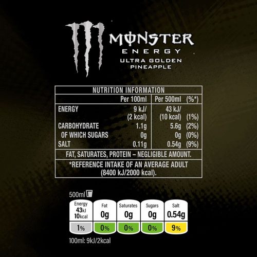 Monster Energy Ultra Golden Pineapple 500ml