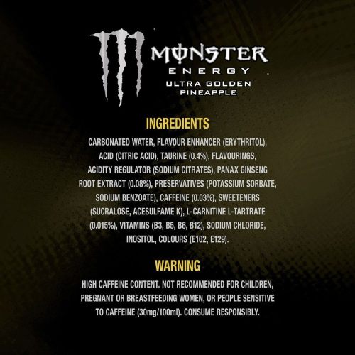 Monster Energy Ultra Golden Pineapple 500ml