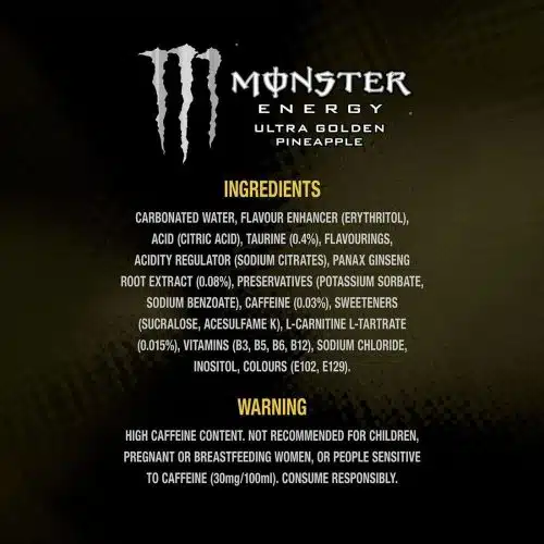 Monster Energy Ultra Golden Pineapple 500ml