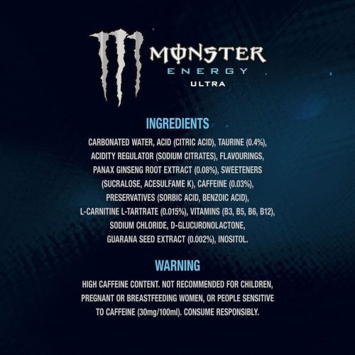 Monster Energy Ultra White 500ml