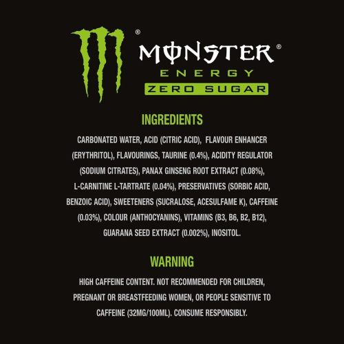 Monster Energy Original Zero Sugar 500ml