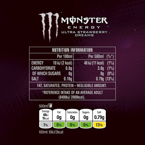 Monster Energy Ultra Strawberry Dreams 500ml