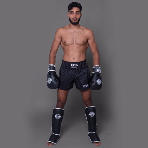 1916 Fight Gear Kickboks Set Legacy X Black/White