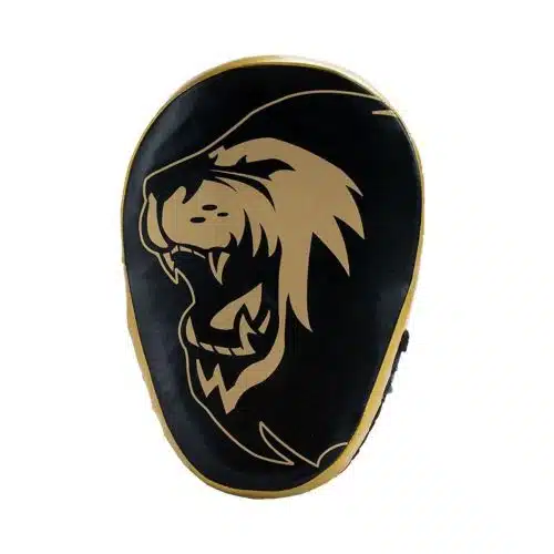 Super Pro Handpads Curved Leer Zwart/Goud