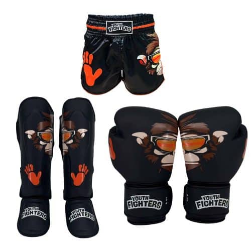 Youth fighters kickboks set kids monkey