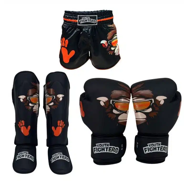 Youth fighters kickboks set kids monkey