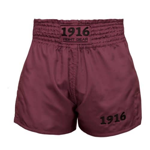 1916 Fight Gear Kickboksbroek Legend Maroon/Black
