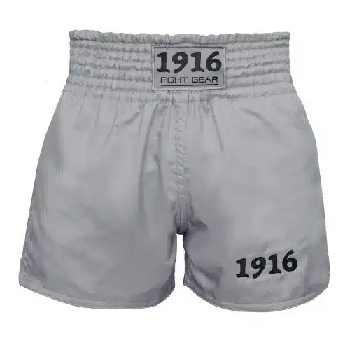 1916 Fight Gear Kickboksbroek Legend Light Grey/Black