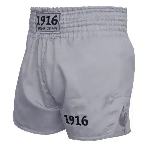 1916 Fight Gear Kickboksbroek Legend Light Grey/Black