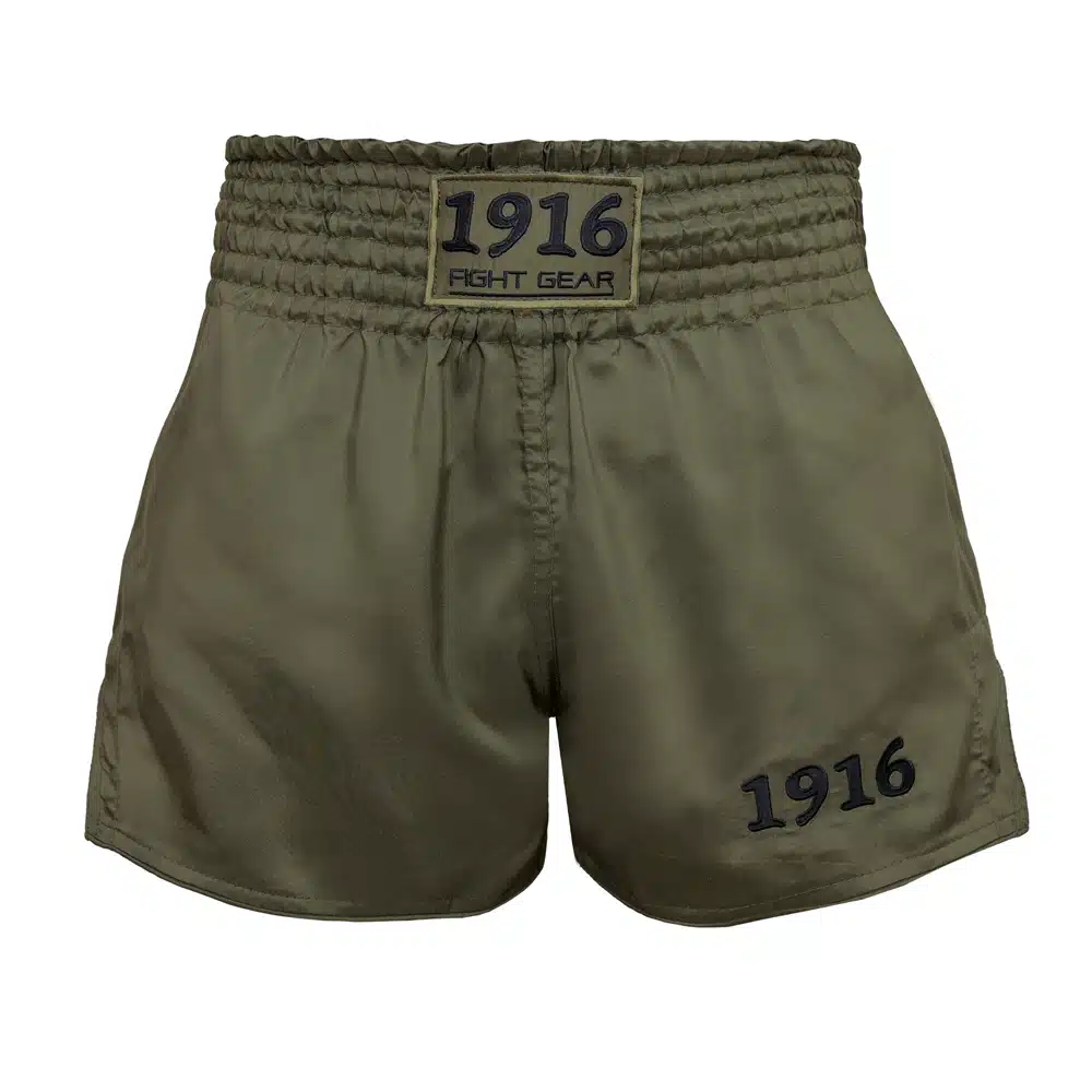 1916 Fight Gear Kickboksbroek Legend Army Green/Black