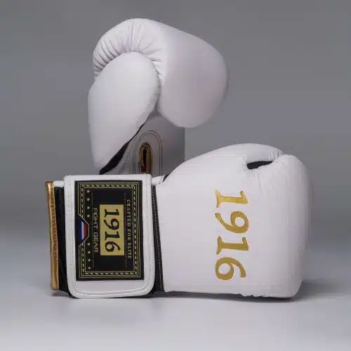 1916 Fight Gear Bokshandschoenen Premium Elite White/Black