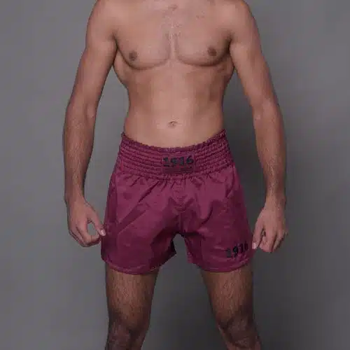 1916 Fight Gear Kickboksbroek Legend Maroon/Black