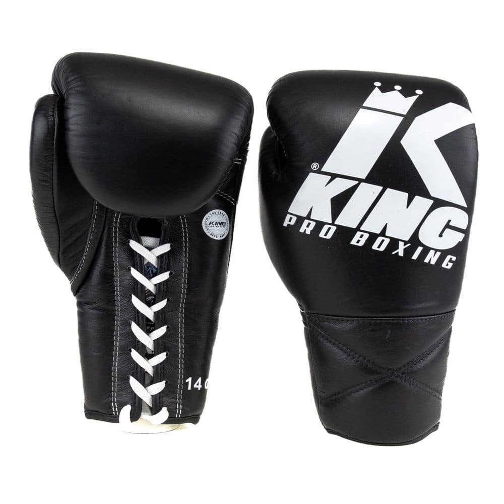 King Pro Boxing Bokshandschoenen XK LU Black/White ⋆ OLB Sports