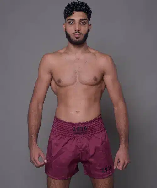 1916 Fight Gear Kickboksbroek Legend Maroon/Black