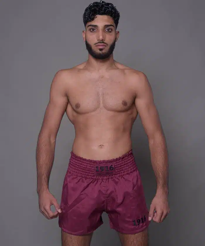 1916 Fight Gear Kickboksbroek Legend Maroon/Black