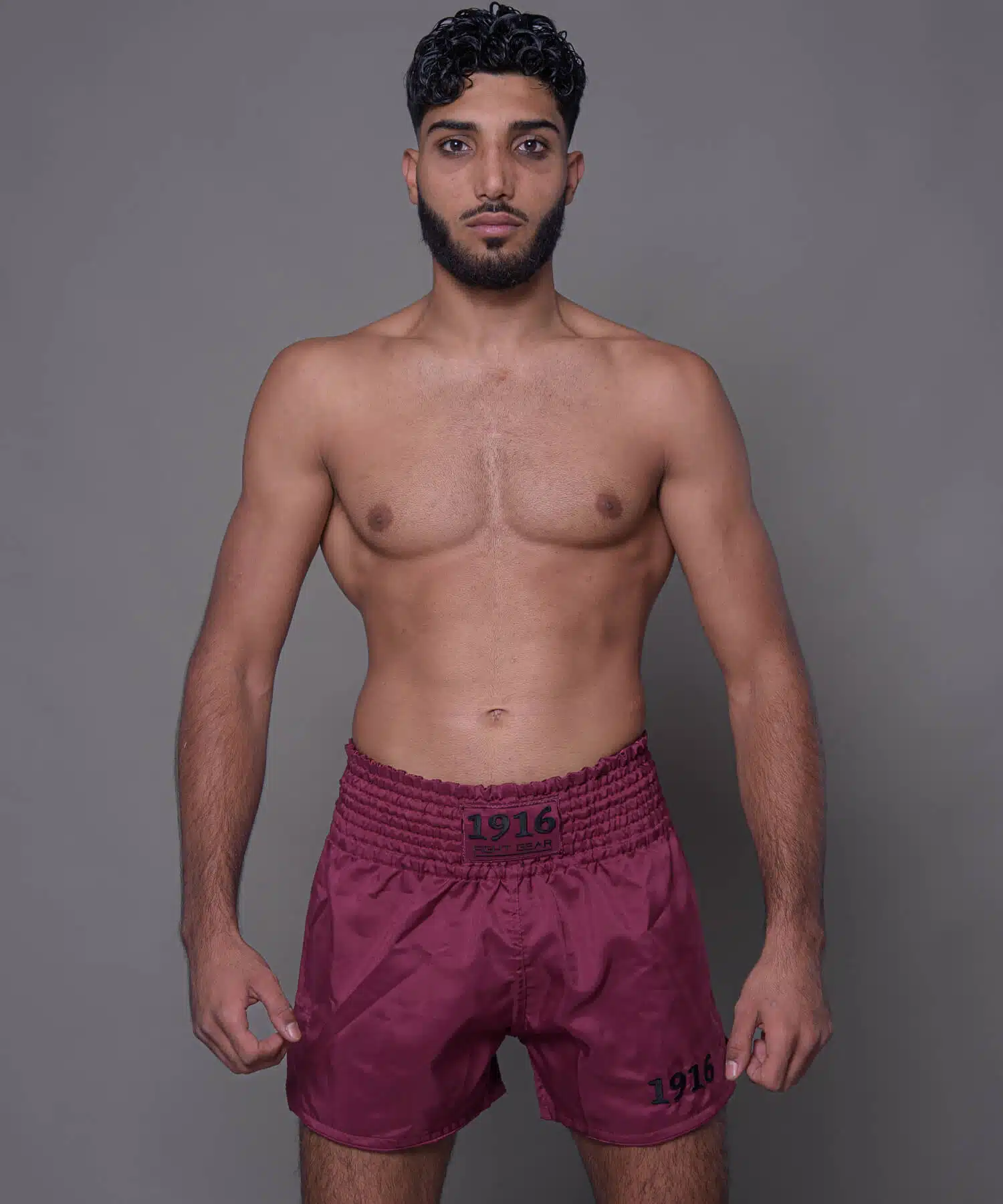 1916 Fight Gear Kickboksbroek Legend Maroon/Black