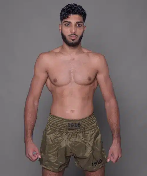 1916 Fight Gear Kickboksbroek Legend Army Green/Black