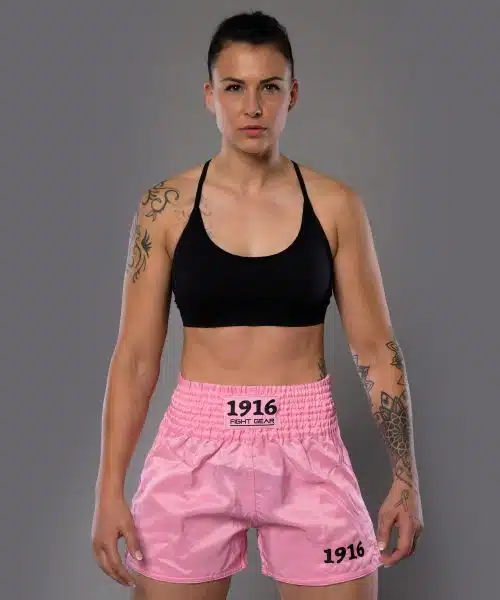 1916 Fight Gear Kickboksbroek Legend Pink/Black