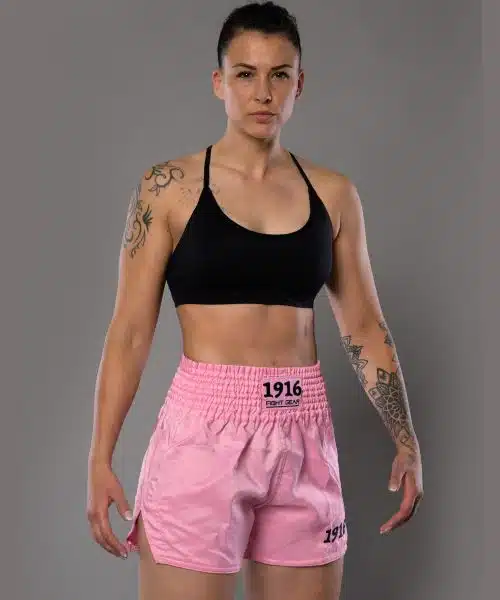 1916 Fight Gear Kickboksbroek Legend Pink/Black