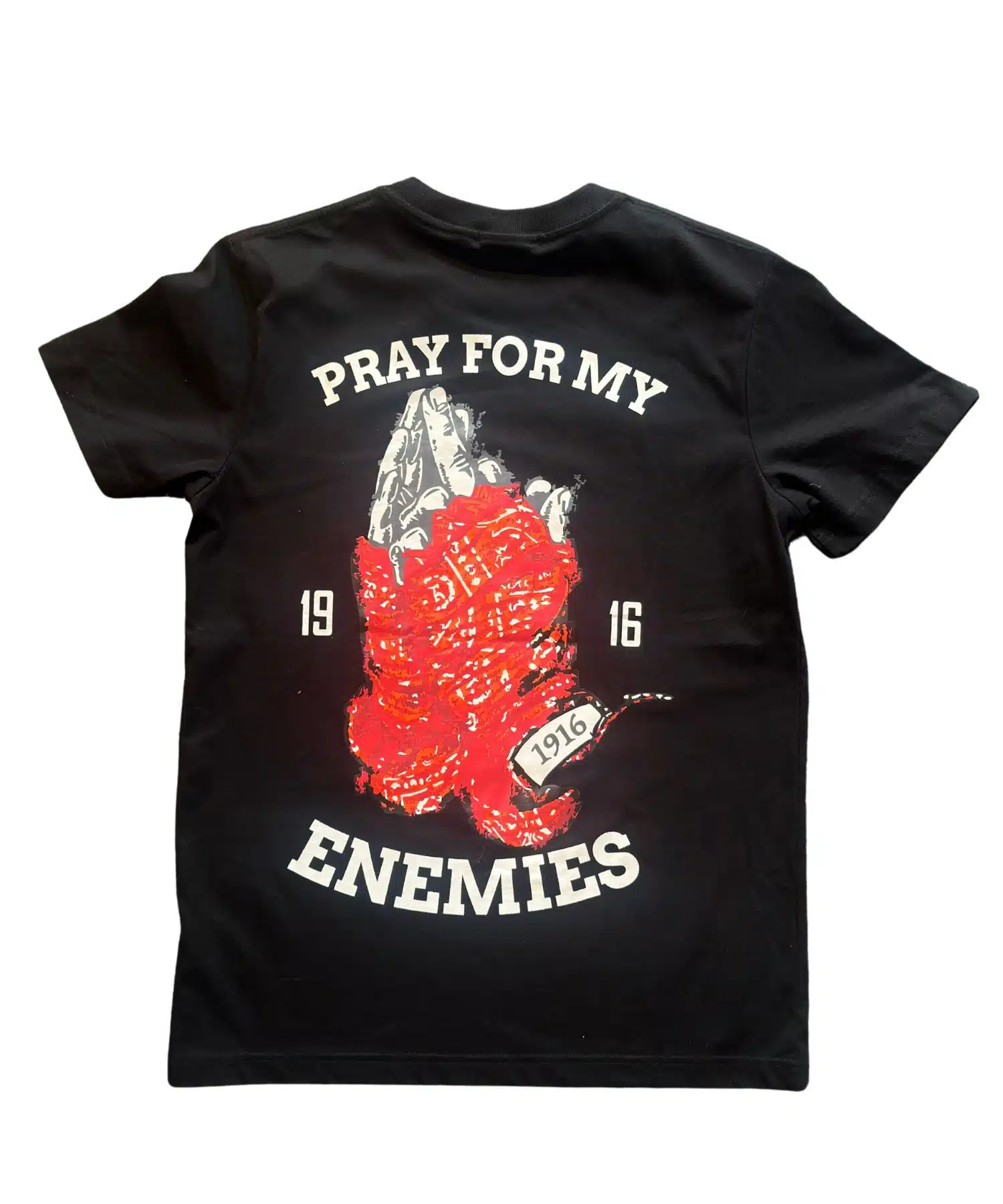 1916 Fight Gear T-Shirt Pray For My Enemies 2.0 Black/Red