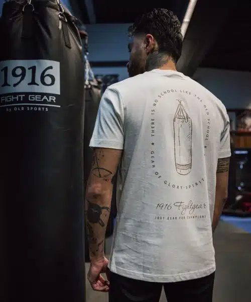 1916 fight gear t-shirt boxing bag off white