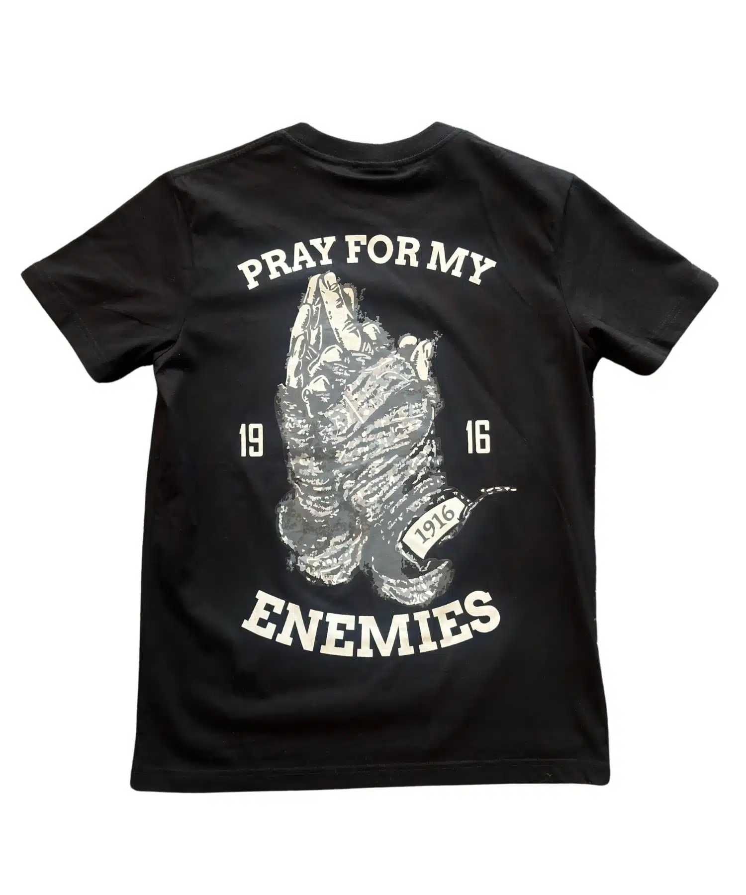 1916 Fight Gear T-Shirt Pray For My Enemies 2.0 Black