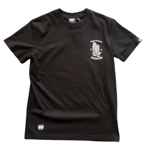 1916 Fight Gear T-Shirt Pray For My Enemies 2.0 Black