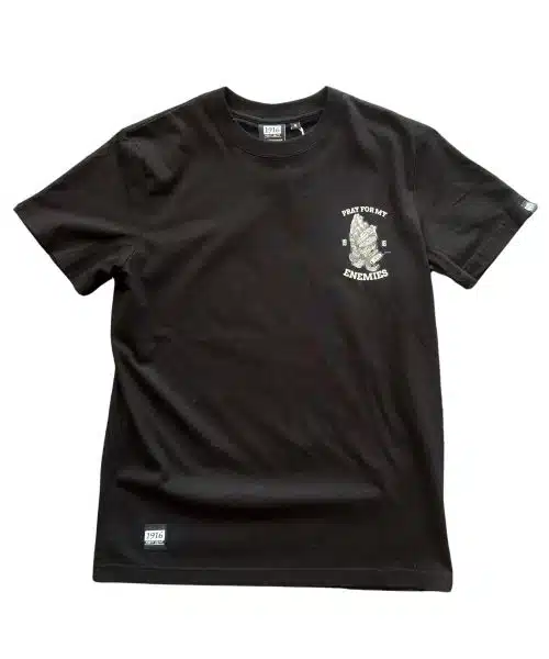 1916 Fight Gear T-Shirt Pray For My Enemies 2.0 Black