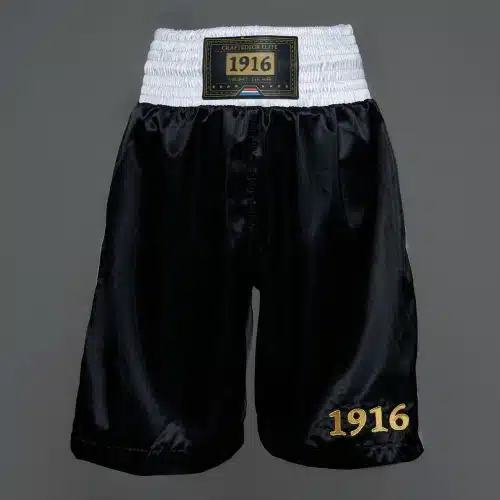 1916 Fight Gear Boksbroek Premium Elite Black/White