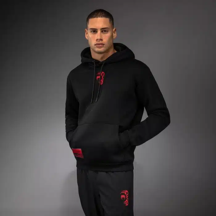 Venum X Mike Tyson Tiger Hoodie Deep Black/Intense Red