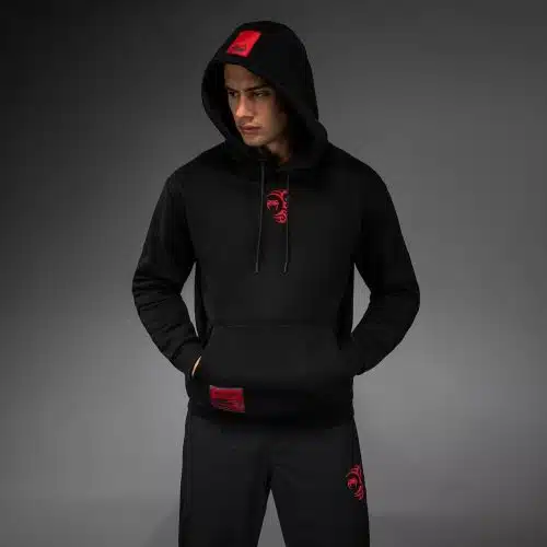 Venum X Mike Tyson Tiger Hoodie Deep Black/Intense Red