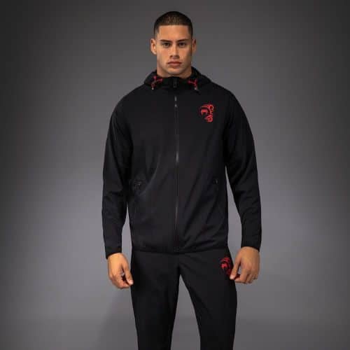 Venum X Mike Tyson Tiger Track Jacket Deep Black/Intense Red