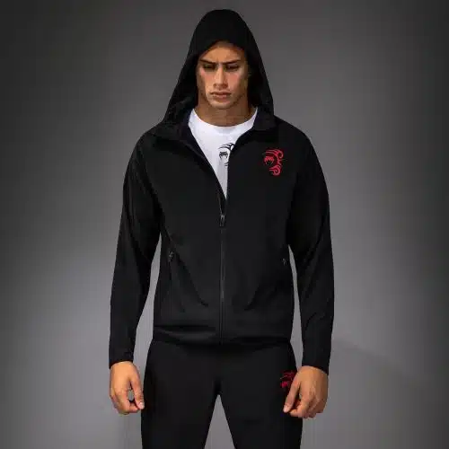 Venum X Mike Tyson Tiger Track Jacket Deep Black/Intense Red