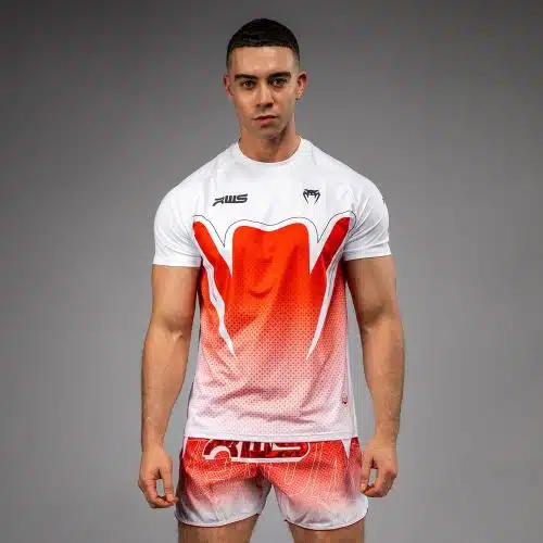 Venum X RWS 2.0 T-Shirt Dry Tech White/Red