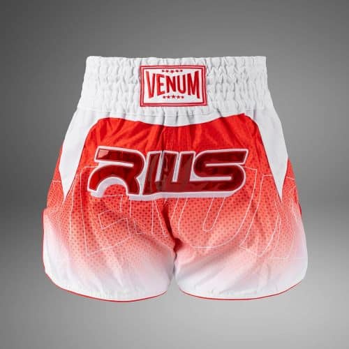 Venum X RWS 2.0 Muay Thai Shorts White/Red