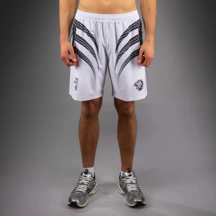 Venum X Mike Tyson Tiger Trainingshort White/Deep Black