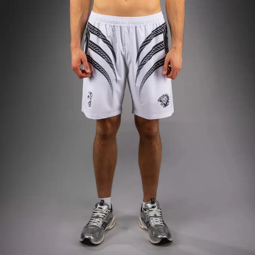Venum X Mike Tyson Tiger Trainingshort White/Deep Black