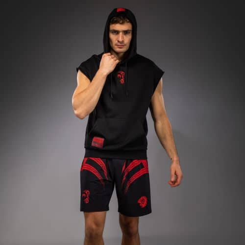 Venum X Mike Tyson Tiger Sleeveless Hoodie Deep Black/Intense Red