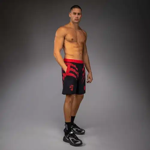 Venum X Mike Tyson Tiger Trainingshort Deep Black/Intense Red