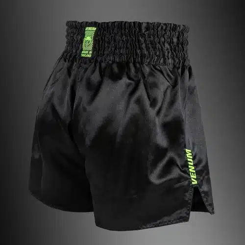 Venum Classic Evo Muay Thai Short Black/Neon Yellow