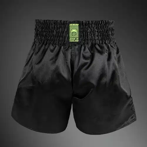 Venum Classic Evo Muay Thai Short Black/Neon Yellow
