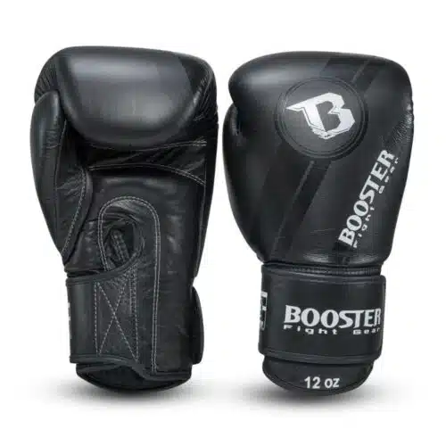 booster bokshandschoenen black foil