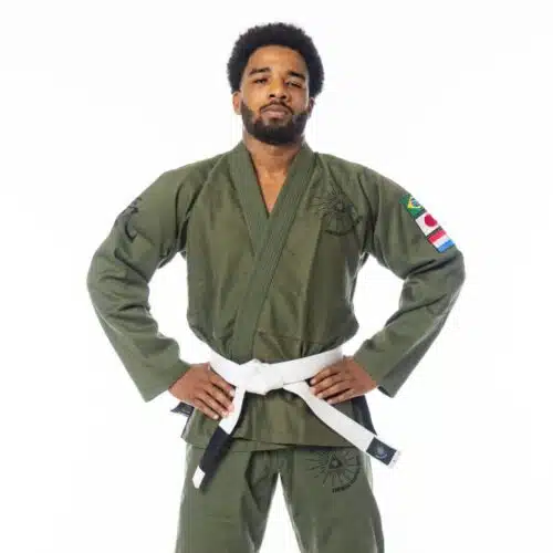 Energia fight wear bjj gi green